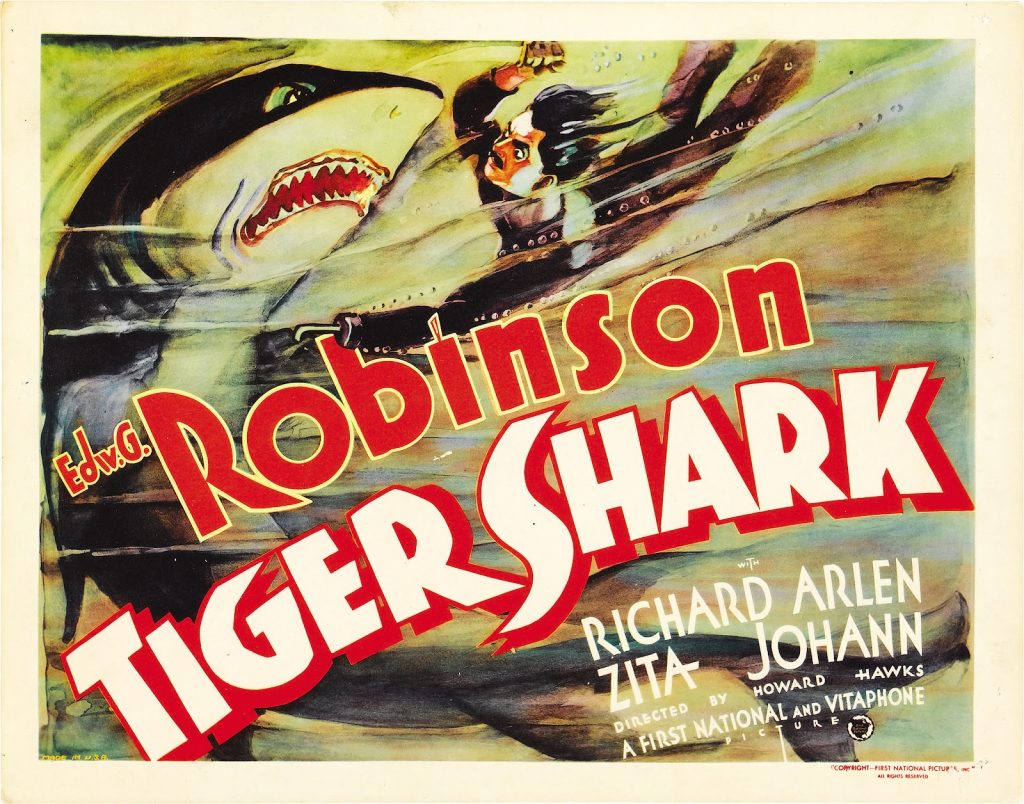 Pasto De Tiburones (Tiger Shark) (Howard Hawks, EEUU, 1932)-poster001