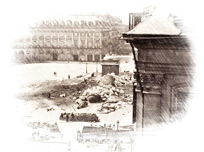 Colonne-Vendôme-1871-Destruction-Aiestaran