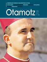 Zumarraga-Urretxuko 'Otamotz' herri-aldizkariaren azala.