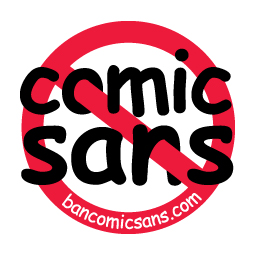 Debekatu Comic Sans