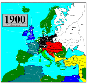 1900 urteko Europa.