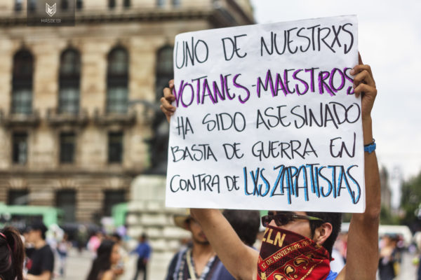 Protesta bat Mexikon.
