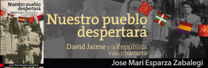 Bi tafailar bat liburu batean: Jaime David Dean eta Jose Mari Esparza Zabalegi.