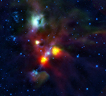 NCG 1999 nebulosa. Hor, nonbait, dago zuloa (Argazkia:ESA).